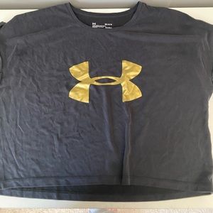 cropped loose fit tee